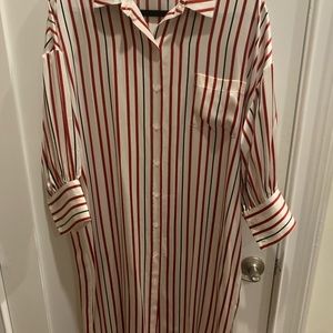 Anine Bing Milly Shirt Dress - Multi Stripe
